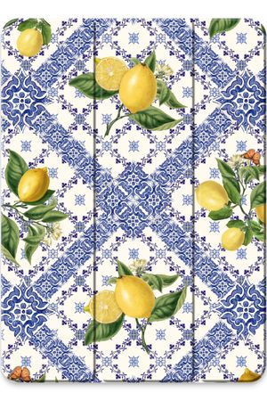 Blauwe tegels en citroenen