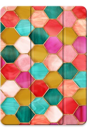 Hexagons in stained glass