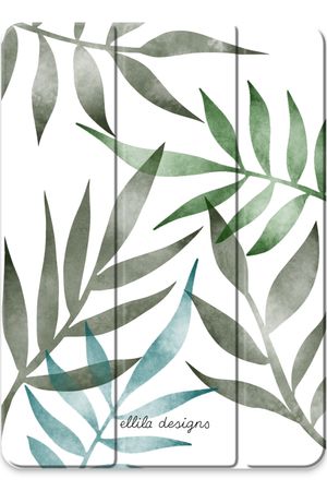 Tropical watercolor leaves