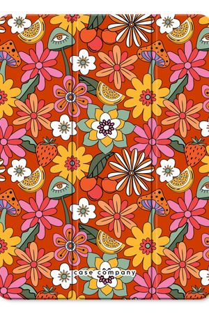 Retro Flowers - Red