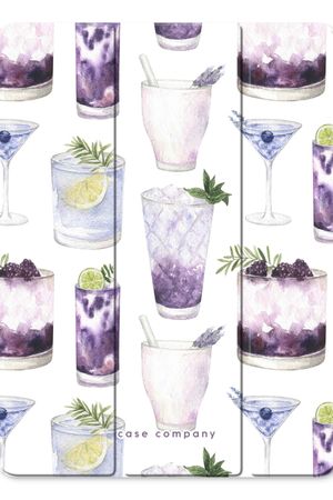 Violet cocktails