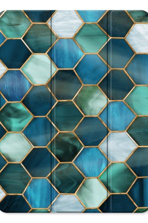 Hexagones en vitrail