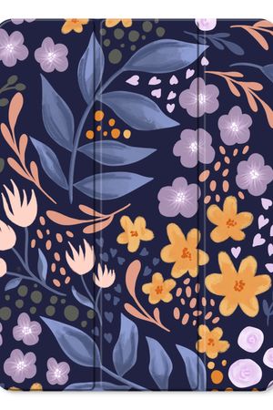 Flowers with blue leaves
