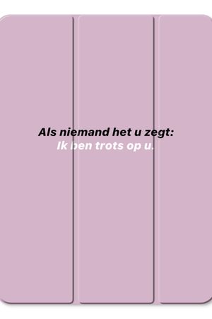 Ik ben trots op u