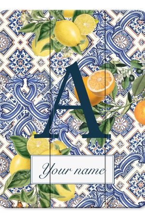 Monogram Blauwe tegels