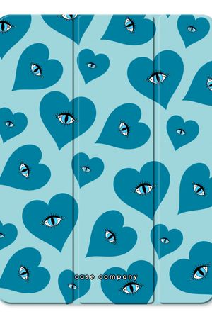 Blue heart eyes