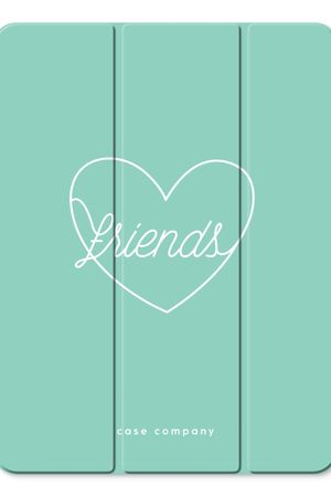 Friends heart pastel