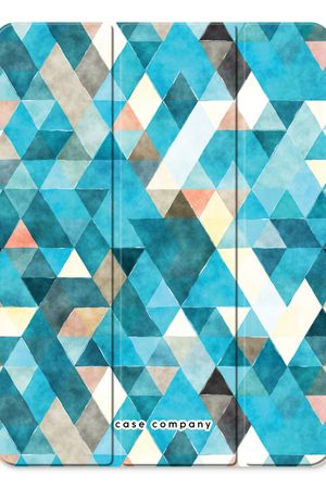 Coloured triangles blue