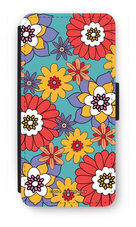 Retro Flowers - Blue