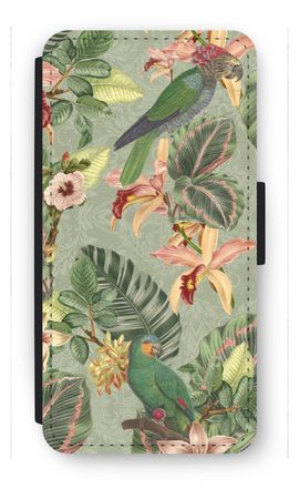 Tropical jungle parrot