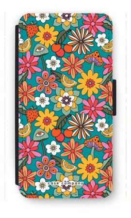 Fleurs rétro N°2 - Bleu