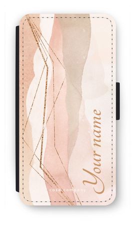 Gold Lines Namecase - Blush