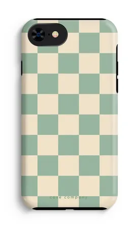 Checkered Mint, iPhone 7 vastupidav ümbris