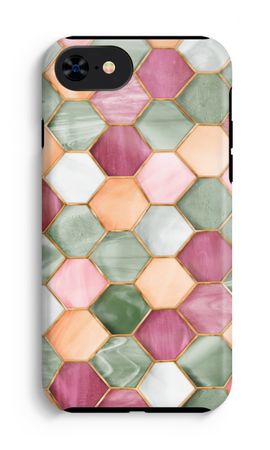 Hexagons in stained glass