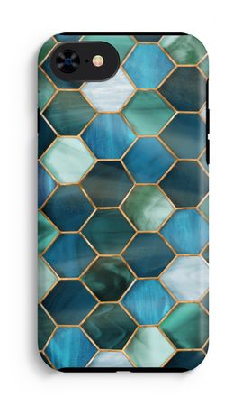 Hexagons in stained glass