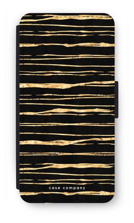 Goldfarbene Streifen