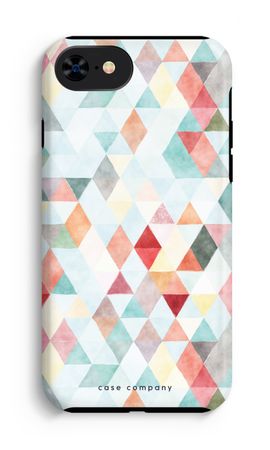 Coloured triangles pastel