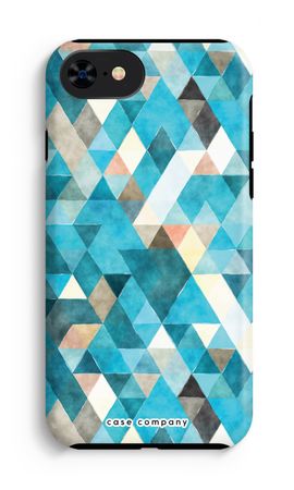 Coloured triangles blue