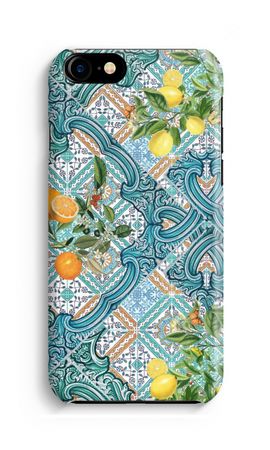 Blauwe tegels, citroenen en sinaasappels
