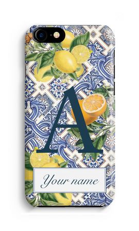 Monogram Blauwe tegels