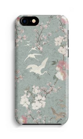 Japanese crane birds blossom