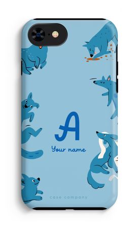 Playful Dogs Monogram