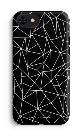 Geometric lines white