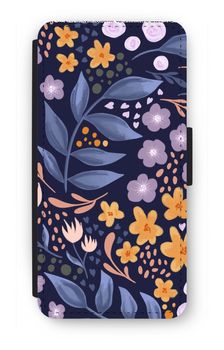 Flowers with blue leaves