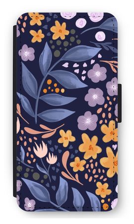 Flowers with blue leaves