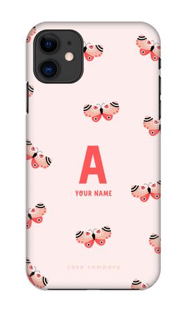 Rosy Butterflies Monogram