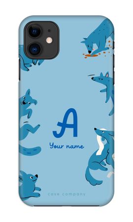 Playful Dogs Monogram