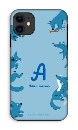 Playful Dogs Monogram