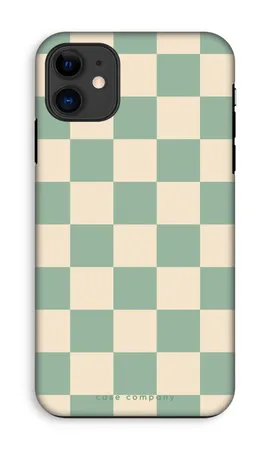Checkered Mint, iPhone 11 vastupidav ümbris
