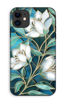 Fiori di vetro colorato blu