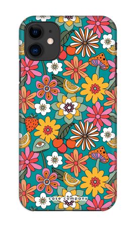 Retro Flowers N°2 - Blue