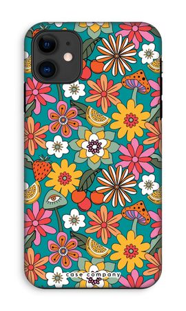 Retro Flowers N°2 - Blue