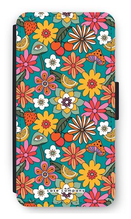 Retro Flowers N°2 - Blue