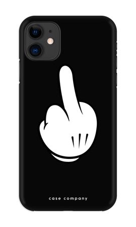 Mittelfinger schwarz