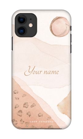 Gold Spots Namecase - Blush