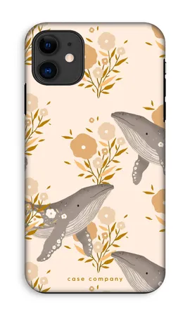 Floral Whales, Capa resistente iPhone 11