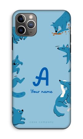 Playful Dogs Monogram