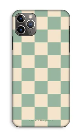 Checkered Mint, iPhone 11 Pro Max tough case