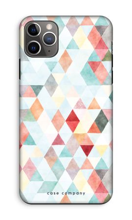 Coloured triangles pastel