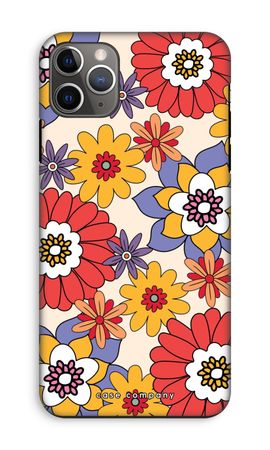 Retro Flowers - Yellow