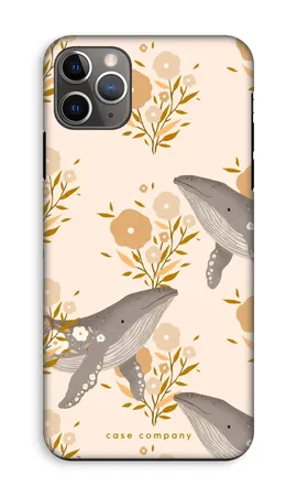 Floral Whales, iPhone 11 Pro Max robust cover