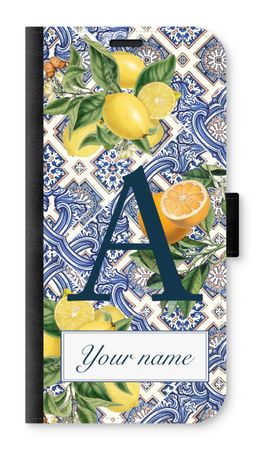 Monogram Tuiles bleues