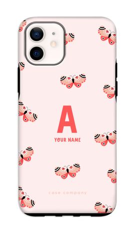 Rosy Butterflies Monogram
