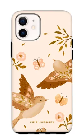 Fluttering Pair, iPhone 12 mini tough case