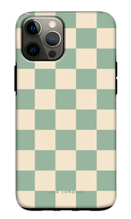 Checkered Mint, Trpežni ovitek iPhone 12 Pro