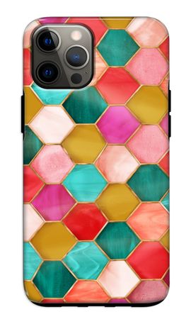 Hexagons in stained glass